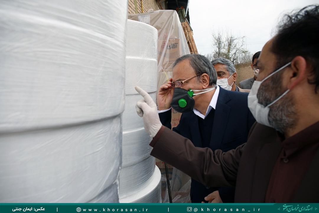 یک واحد تولید ماسک در شهرک صنعتی مشهد به بهره‌برداری رسید