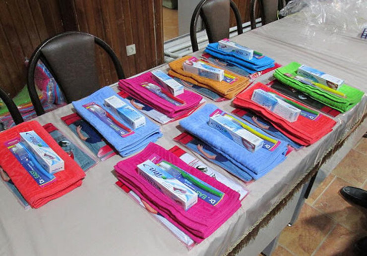 همکاری در تهیه ۳۰۰۰ بسته بهداشتی برای خانواده‌های کم برخودار شهرستان طرقبه شاندیز
