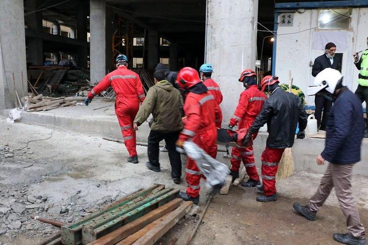 سقوط مرگبار نگهبان کارگاه ساختمانی از ارتفاع ۲۰ متری در مشهد