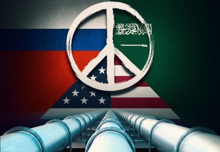 توافق روسیه و عربستان با کاهش ۱۵ درصدی تولید نفت