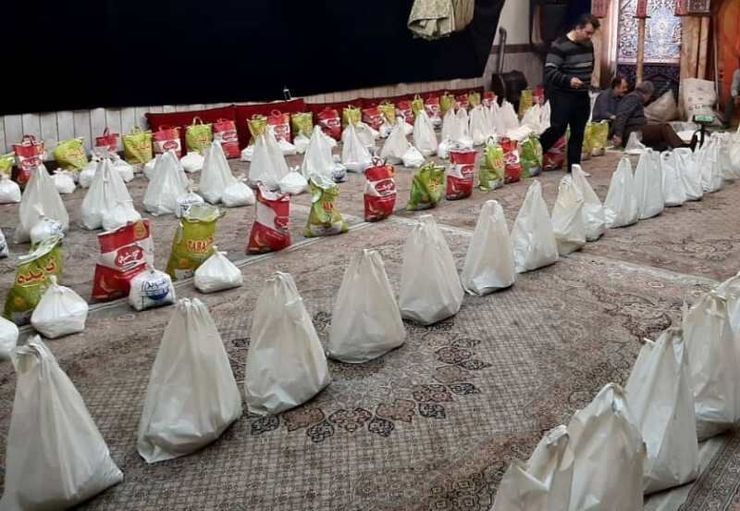 توزیع سه هزار بسته معیشتی توسط هیئت های مذهبی مشهد