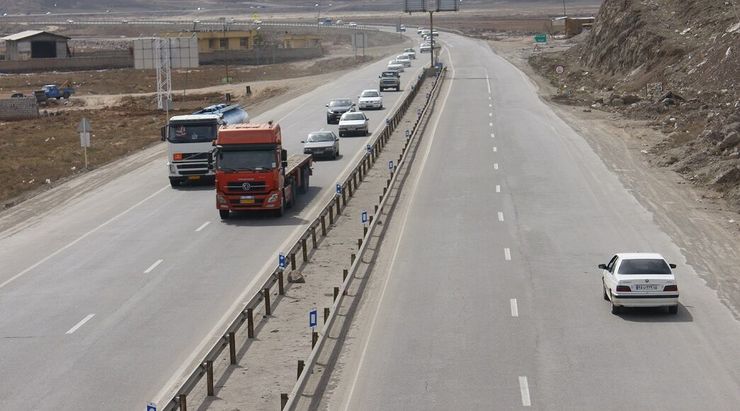 ترافیک روان در جاده‌های استان