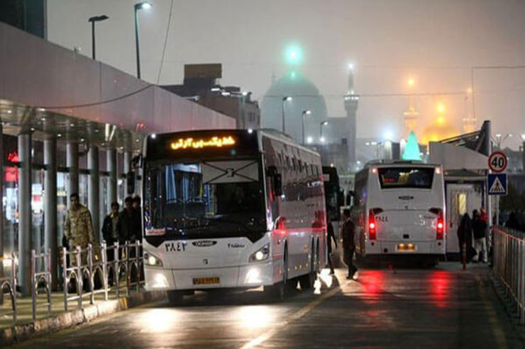 روز‌های جمعه و تعطیلات رسمی، خدمات اتوبوس‌رانی مشهد تعطیل است