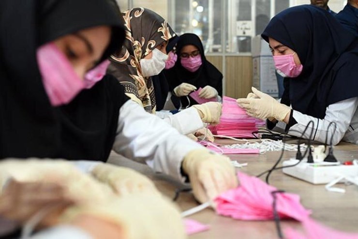 تولید ۱۰۰ هزار ماسک در هنرستان‌های مشهد