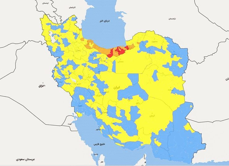 ابلاغ محدودیت‌های وضعیت آبی کرونا در مشهد هنوز نرسیده است