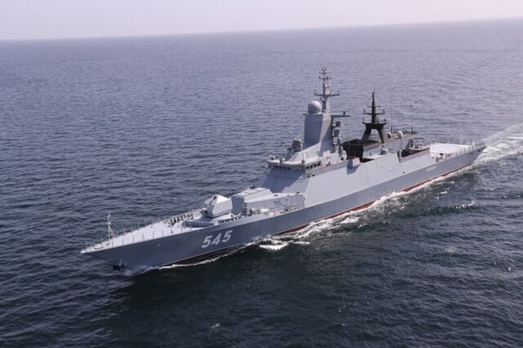 استقبال از ناوگروه روسی شرکت‌کننده در رزمایش دریایی ایران و روسیه