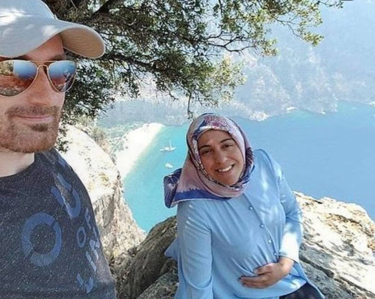 پرتاب زن باردار از کوه در ترکیه بخاطر گرفتن پول بیمه + عکس