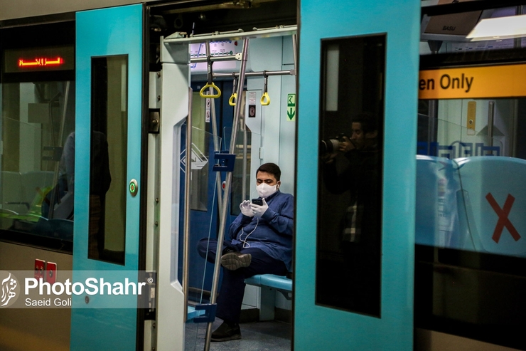 دسترسی دوم ایستگاه شهید کاوه خط دو قطارشهری آماده بهره برداری شد