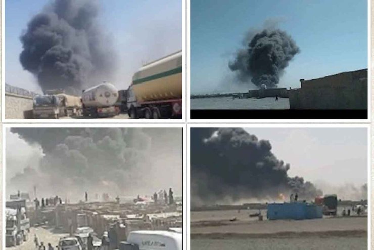 آتش سوزی در مرز ایران و افغانستان | والی فراه: امکانات برای مهار آتش وجود ندارد
