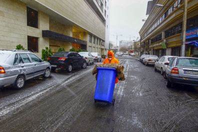 برف در مشهد