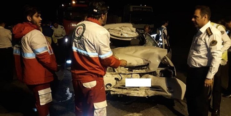 سانحه رانندگی در محور تهران‌مشهد ۲ کشته برجا گذاشت