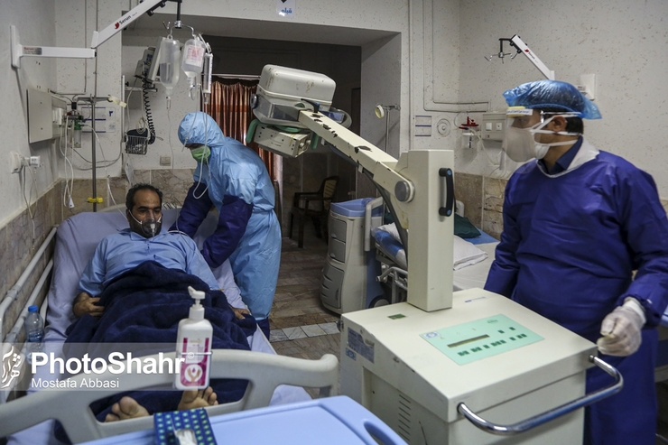 بستری بیماران مبتلا به کرونا در مراکز درمانی مشهد روند نزولی یافته است