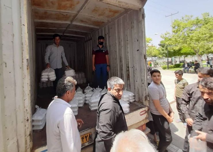 توزیع ۹ هزار وعده غذایی در حاشیه شهر مشهد