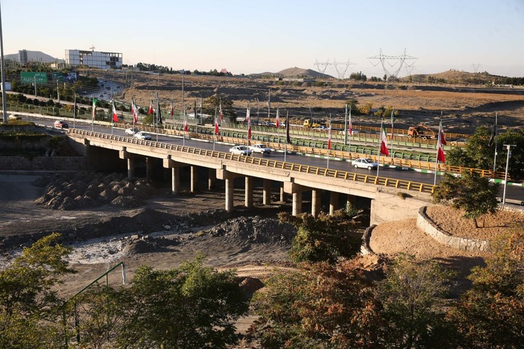 پایان تعریض پروژه پل مهندس پرتوی تا ۲۵ خردادماه