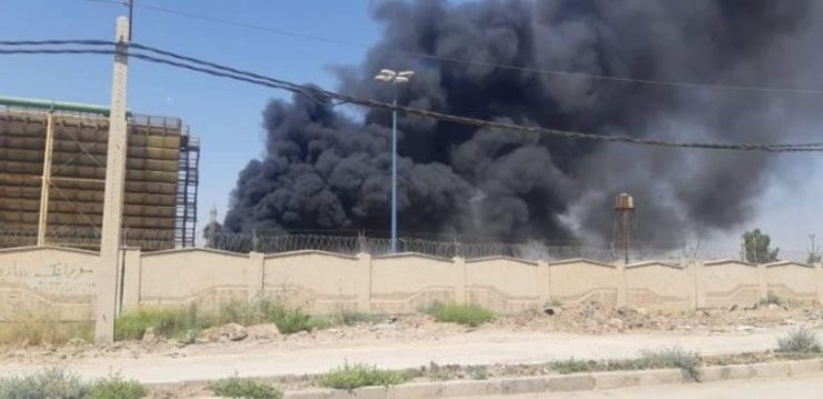 تکذیب انفجار در نیروگاه زرگان اهواز آتش‌سوزی | آتش‌سوزی 20 دقیقه‌ای مهار شد
