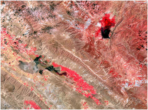 تصاویر ماهواره‌ای از کاهش سطح آب ۱۱ دریاچه و تالاب کشور
