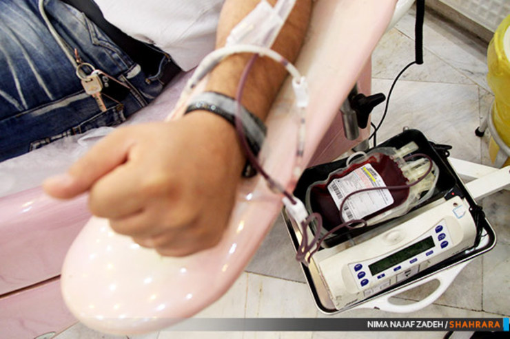 راه‌اندازی پایگاه اهدای خون ثامن هم‌زمان با روز عفاف و حجاب