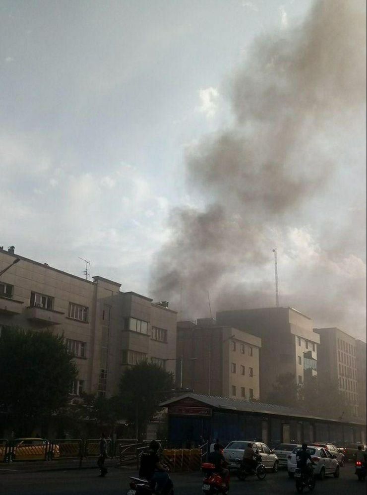 جزئیات حادثه آتش سوزی پست برق میدان فردوسی تهران
