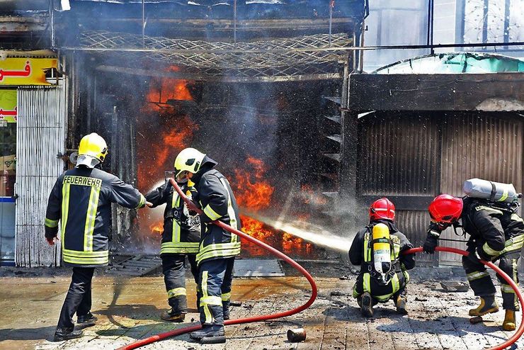 آتش‌سوزی به علت نشت گاز در مشهد