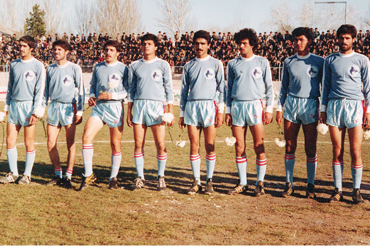قاب خاطره / تیم فوتبال هواپیمایی در دهه ۶۰