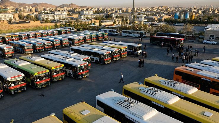 بهره‌برداری از ۸ دستگاه اتوبوس مناسب‌سازی‌شده برای معلولان در مشهد