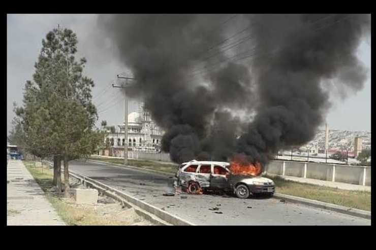 حمله راکتی امروز به کابل+ عکس