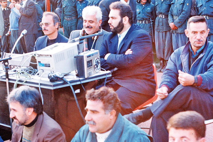 قاب خاطره | گزارشگران دیدار پیام و استقلال در سال ۷۵