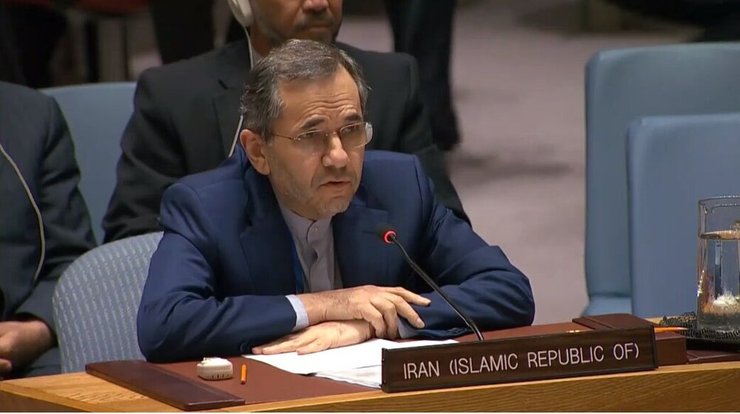 اولتیماتوم نماینده ایران در سازمان ملل به شورای امنیت درباره تحریم تسلیحاتی