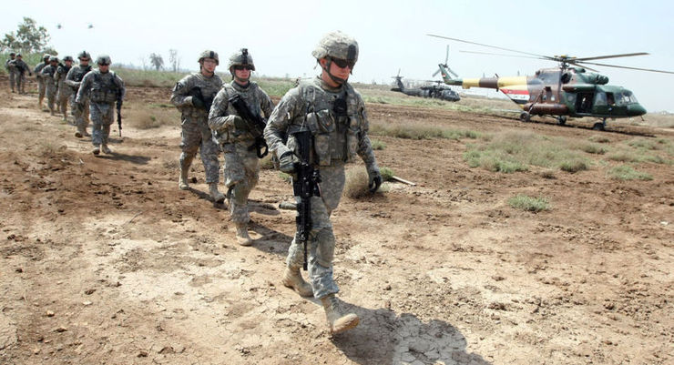 نیروهای آمریکایی پایگاه التاجی بغداد را ترک می‌کنند