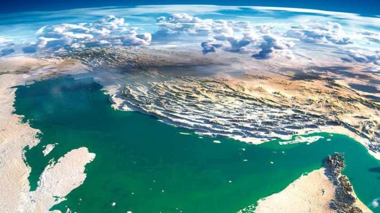 تصویری زیبا از خلیج فارس از منظر ایستگاه فضایی بین‌المللی + عکس