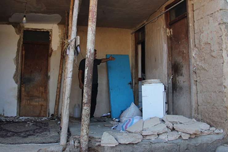 زلزله به ۱۹۵واحد مسکونی در رامیان خسارت وارد کرد + تصاویر