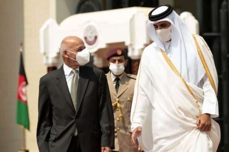 صلح و همکاری‌های اقتصادی محور دیدار غنی و امیر قطر