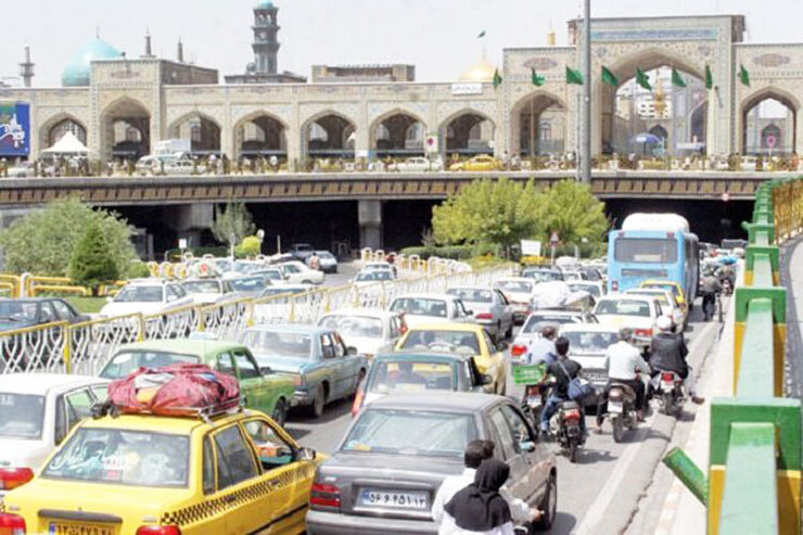 اعمال محدودیت‌های ترافیکی ویژه اربعین در مشهد