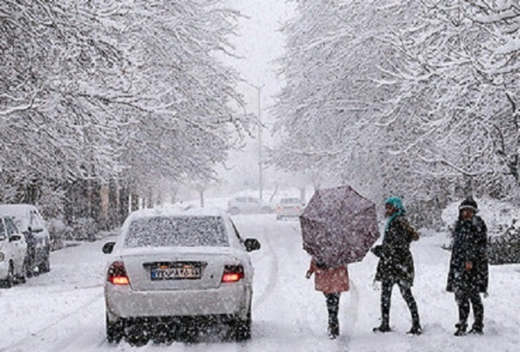 کاهش محسوس دما و بارش برف در برخی استان ها