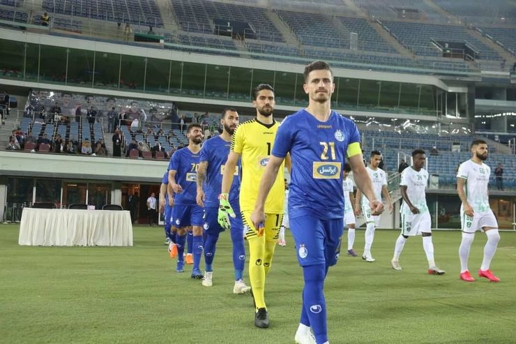 پیروزی دو گله استقلال مقابل الاهلی در نیمه نخست