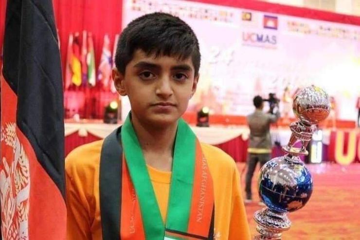پسری یازده‌ساله از هلمند افغانستان قهرمان ریاضی جهان شد