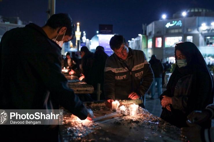 گزارش تصویری مراسم شام غریبان امام رضا(ع) در مشهد