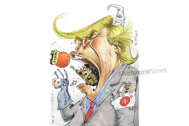 کاریکاتور | هیاهوی ترامپ در انتخابات آمریکا