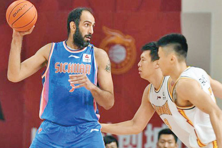 درخشش «حامد حدادی» در لیگ بسکتبال چین