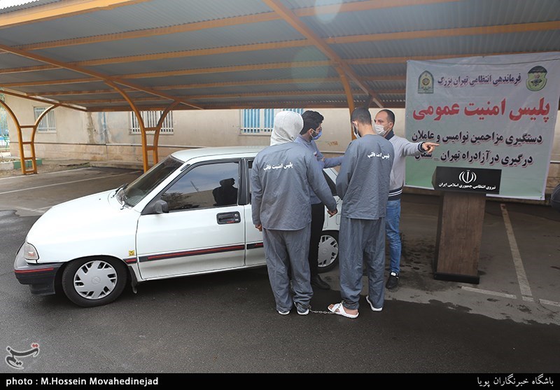 دستگیری زورگیران آزادراه تهران - شمال