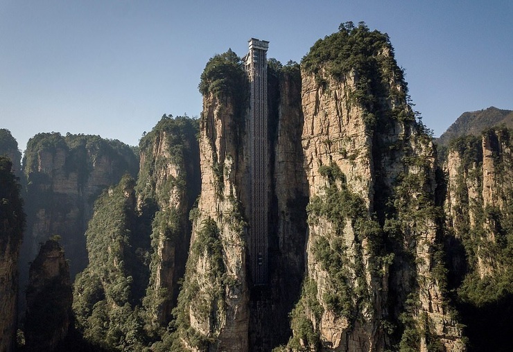 بلندترین آسانسور طبیعی جهان+ فیلم