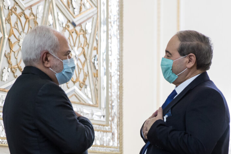 ظریف در دیدار با همتای سوری خود بر حمایت ایران از روند آستانه تأکید کرد