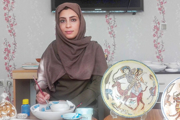 گپ‌و‌گفتی با طراح و سازنده ظروف سرامیکی محله ارشاد مشهد