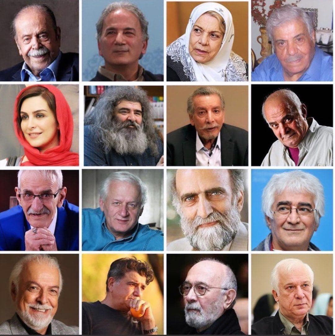پرویز پورحسینی در کنار همسرش به خاک سپرده شد + عکس