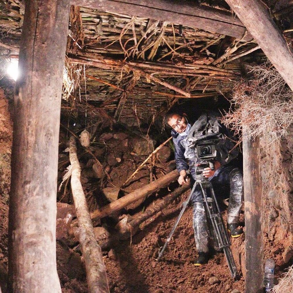 تصاویری از مراحل ساخت معدن طلای نورالدین در سریال «نون خ»