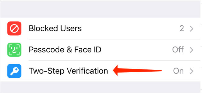 فعال‌سازی تایید هویت دومرحله‌ای تلگرام در آیفون (iOS) + آموزش تصویری
