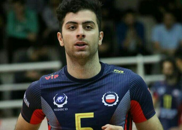 توافق والیبالیست ایرانی با تیم کالداس پرتغال