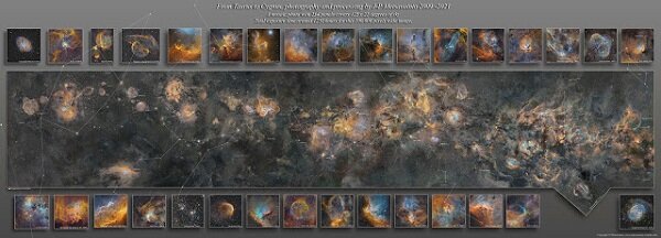 عکسی از کهکشان راه شیری که ۱۲ سال طول کشیده تا تکمیل شود!