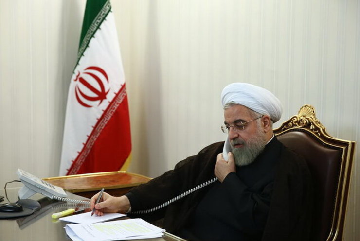 روحانی در گفتگو با امیر قطر: نظامی گری درمنطقه نمی‌تواند مشکلات را حل کند
