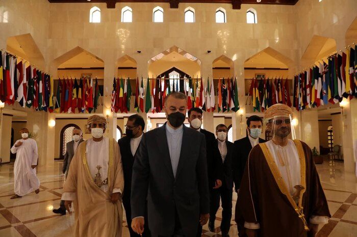 دیدار امیرعبداللهیان با وزیر امور خارجه سلطنت عمان + تصاویر